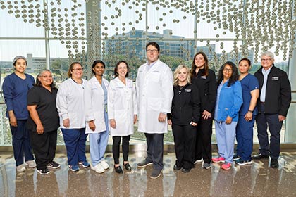 group of doctors standing side-by-side