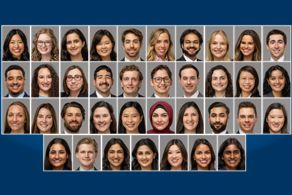 collage of graduating student headshots