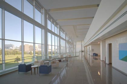 Interior view of hallway