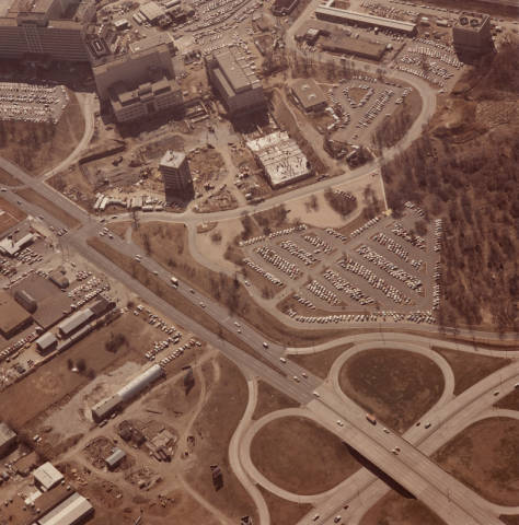 Aerial View of UT Southwestern Campus, 1972