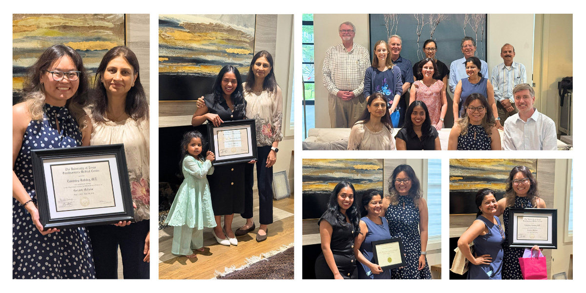 a collage of images from the 2025-26 Geriatric Fellowship Graduation