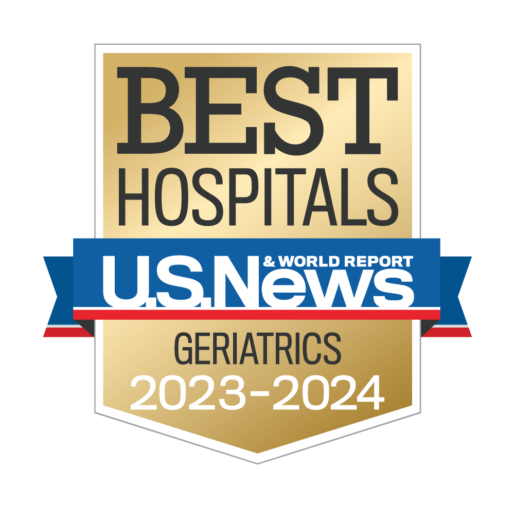 US News 2023 - 2024 Nationally Ranked in Geriatrics