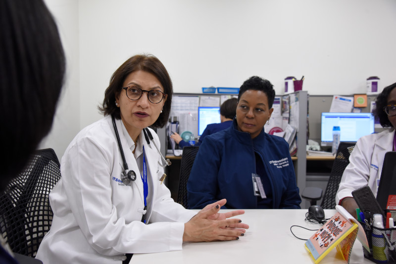 image of Dr. Namirah Jamshed in clinic conference