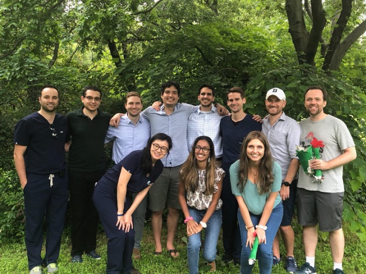 Our ID fellows enjoying abit of outdoor time