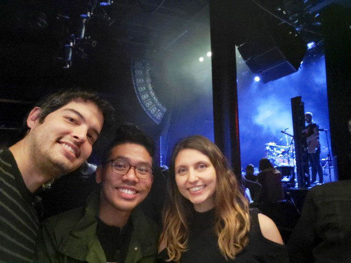 Fellows enjoying a concert in Dallas