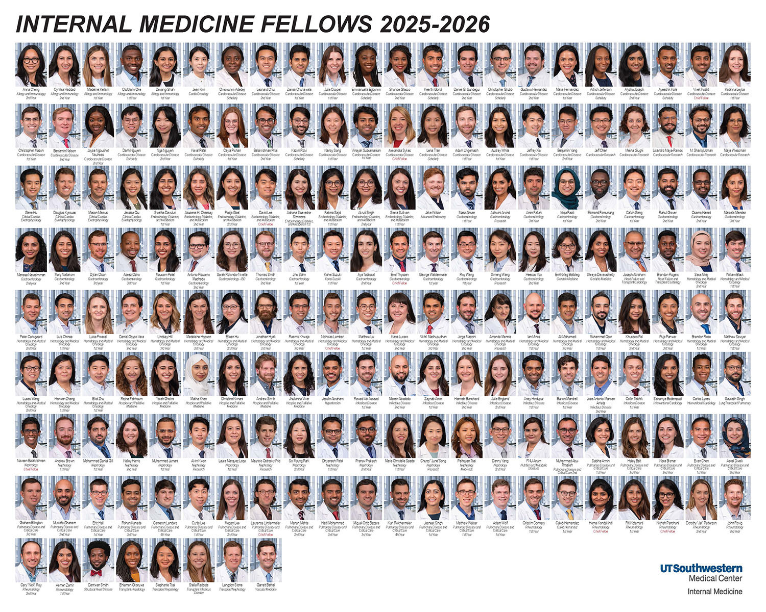 Composite of 2025-2026 Fellows, Opens to enlarged image