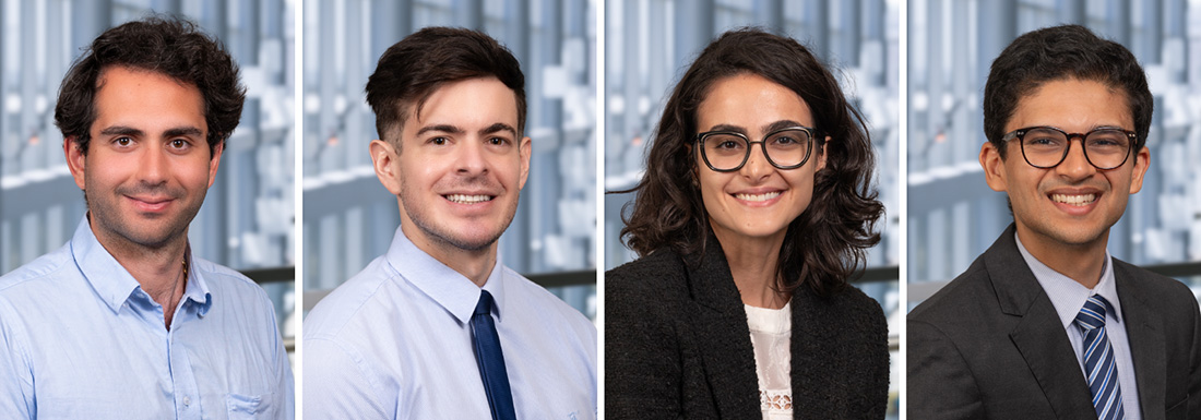 banner for our four AOA Inductees