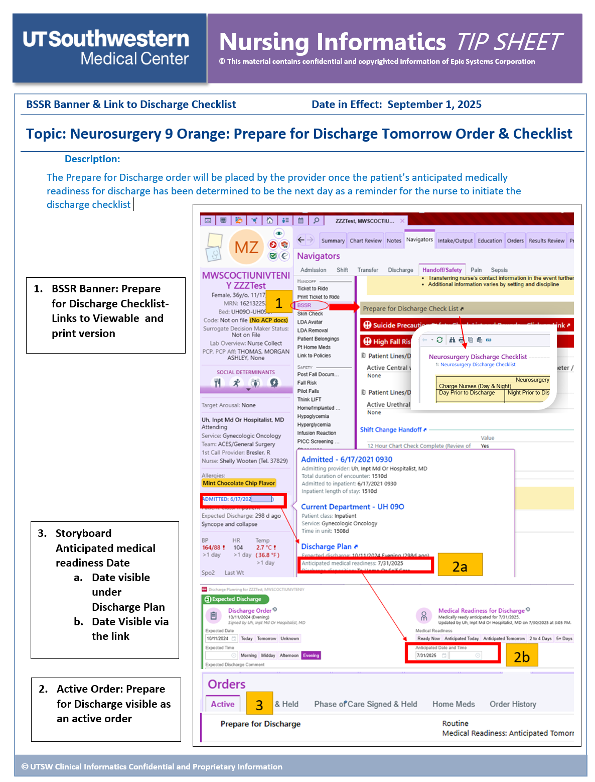 Nursing Informatics Tip Sheet