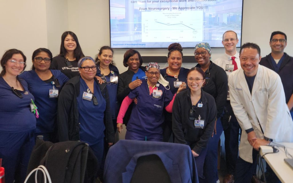 Dr. Welch and a group of nurses