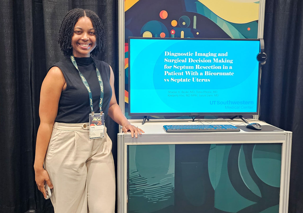 Tonia Rhone, M.D. presents on Diagnostic Imaging and Surgical Decision Making for Septum Resection in a Patient With a Bicornuate vs Septate Uterus