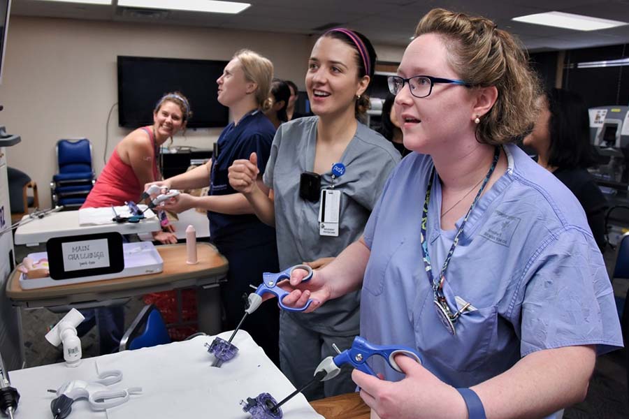 Residents laparoscopic skills lab