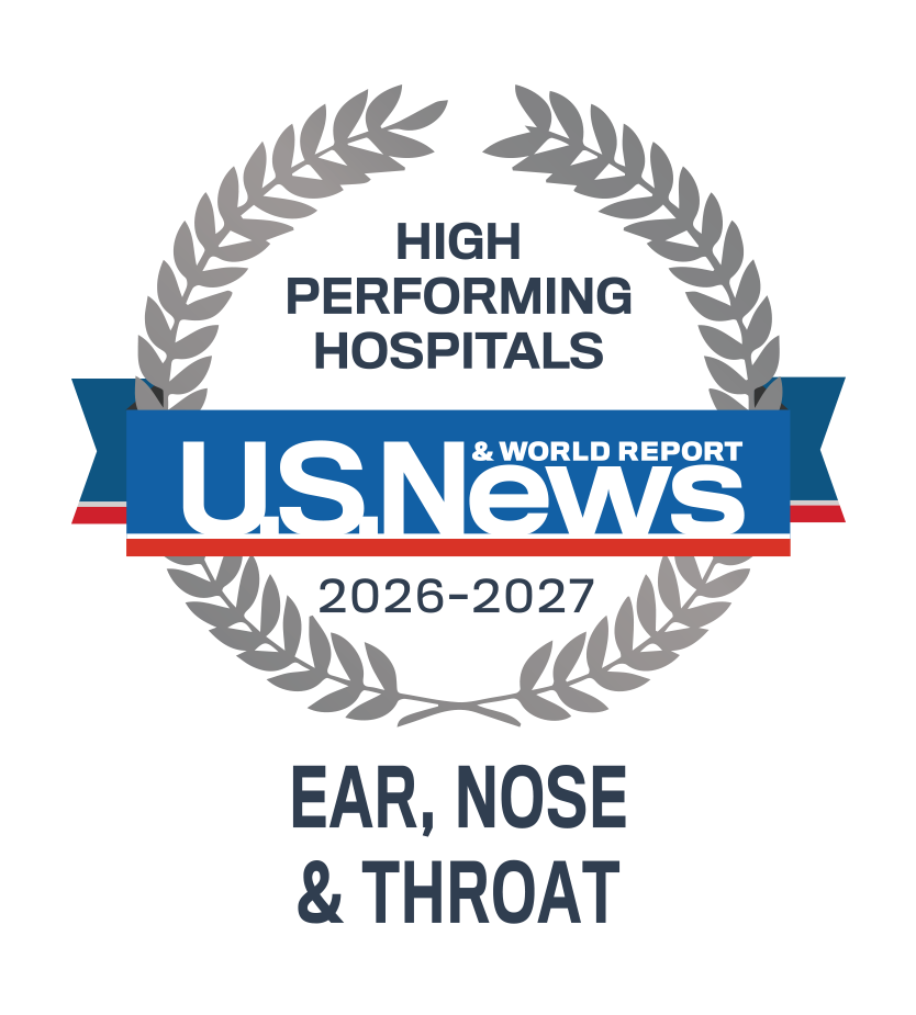 US News Nationally Ranked in Otolaryngology
