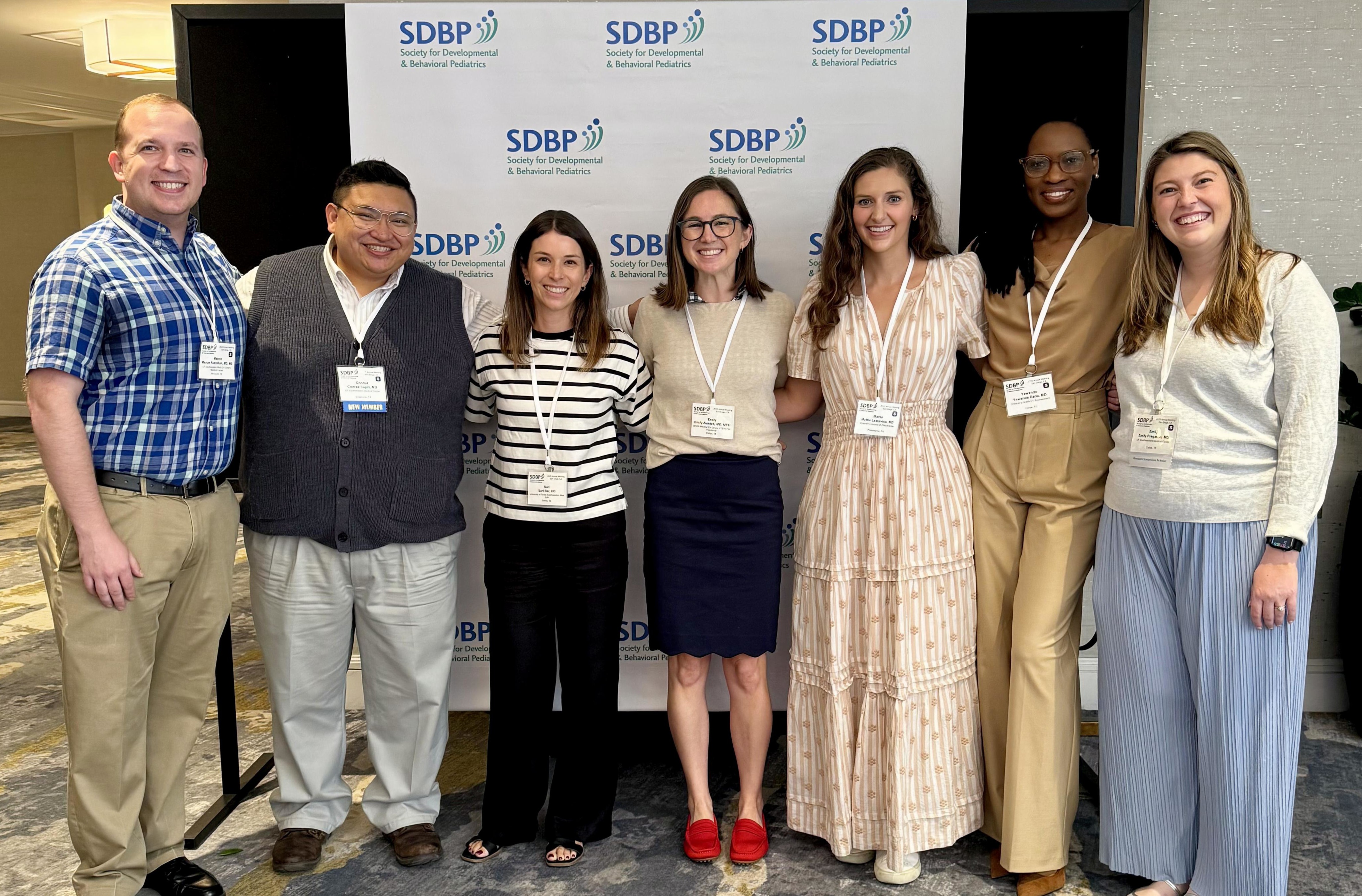 SDBP Conference Photo of Developmental-Behavioral Pediatrics faculty and fellows