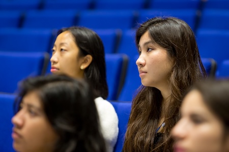Students in a lecture