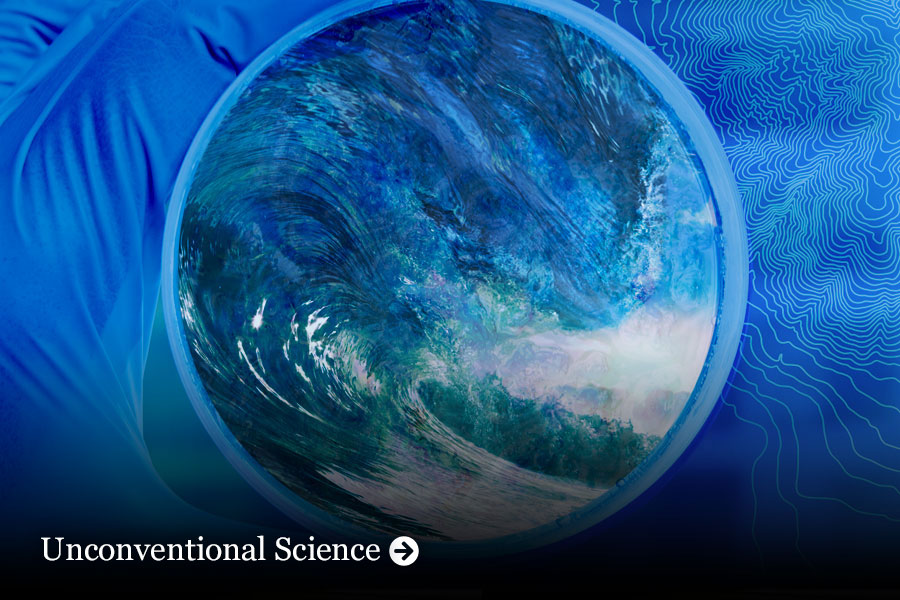 Wave inside of a petri dish