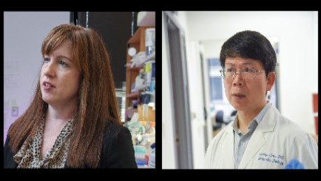Laura Hooper, Ph.D., and Zhijian (James) Chen, Ph.D.