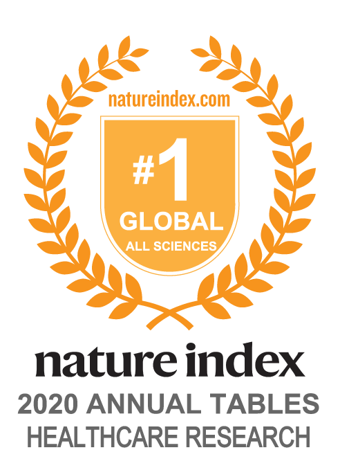Nature Index No. 1 in All Sciences 2020 badge