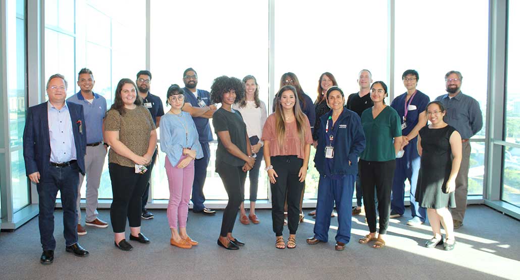 UT Southwestern’s inaugural cohort of 16 students in the Master of Science in Health Informatics (MSHI) program