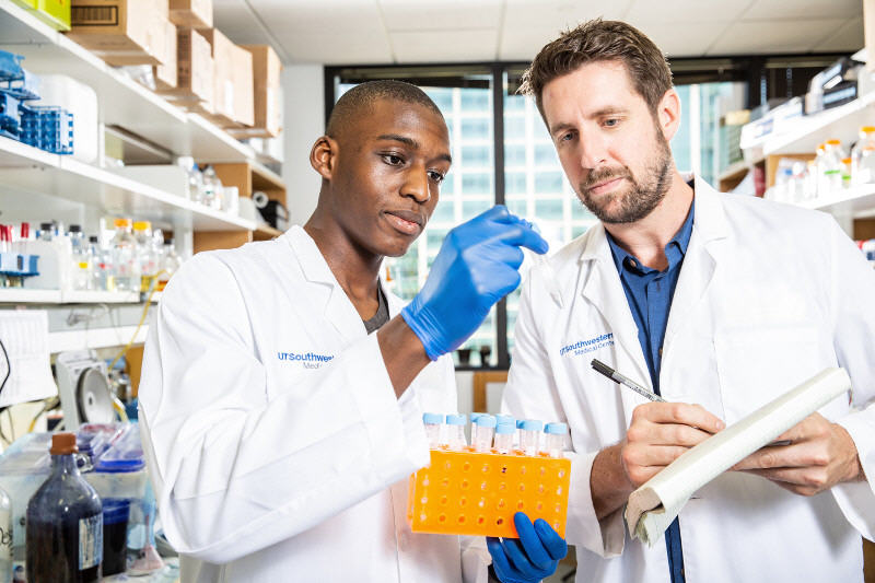 Students in lab