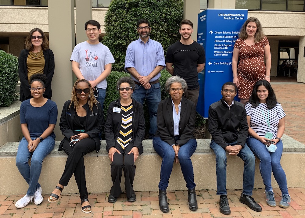 Front row: Danae Woodard, Casandra Moxey, Stephanie Parker, Marie-Alda Gilles-Gonzalez, Adeniyi Adebesin, Sneha Ray; Back row: Jennifer Kohler, Sang Lee, Uttam Tambar, Jake Aquilina, Floortje Van De Poll
