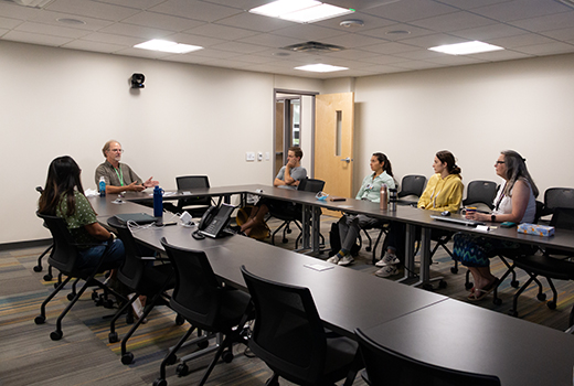 CHFP sudents in a meeting