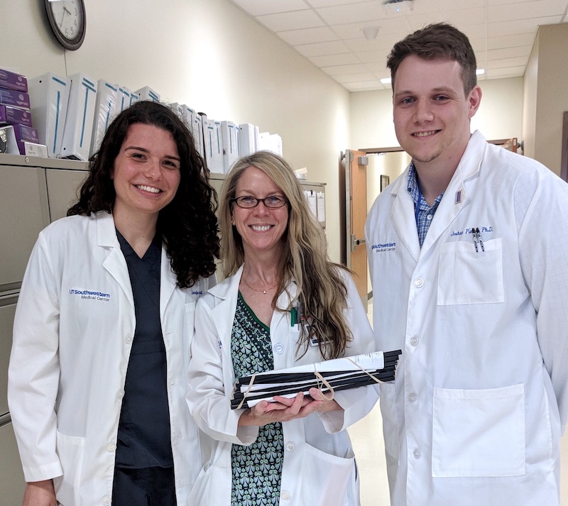 Dr. Carrick with medical students