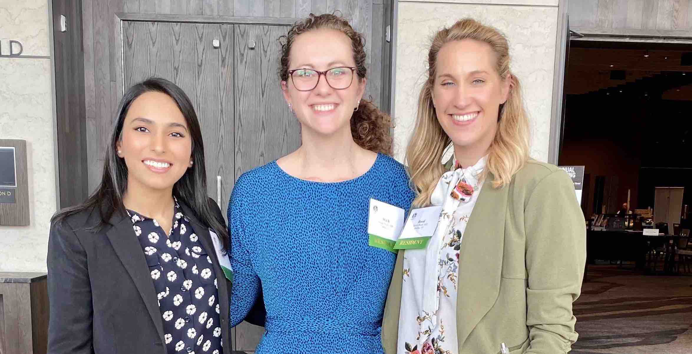 3 residents at national meeting