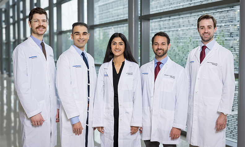 Chief Residents: Michael Pratt, M.D., Shaun Nordeck, M.D., Rana Yazdani, M.D., Jacob Underwood, M.D., and Michael Bass, M.D.