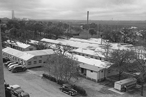 Barracks-style buildings