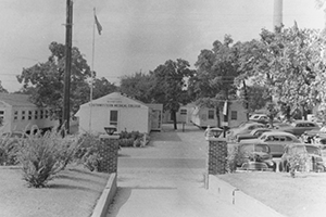 Barracks-style buildings