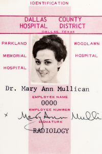 Mary Ann Mullican's First ID Badge Mary Ann Mullican's First ID Badge