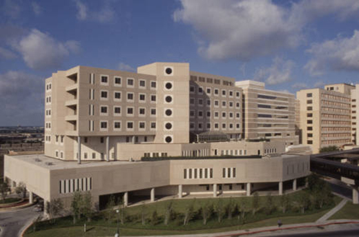 Exterior photo of Zale Lipshy University Hospital