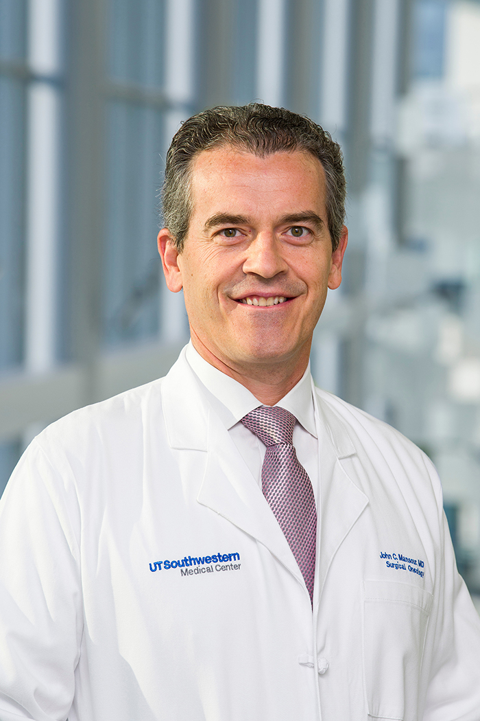 John Mansour, M.D., Chief, Division of Surgical Oncology Dr. John Mansour