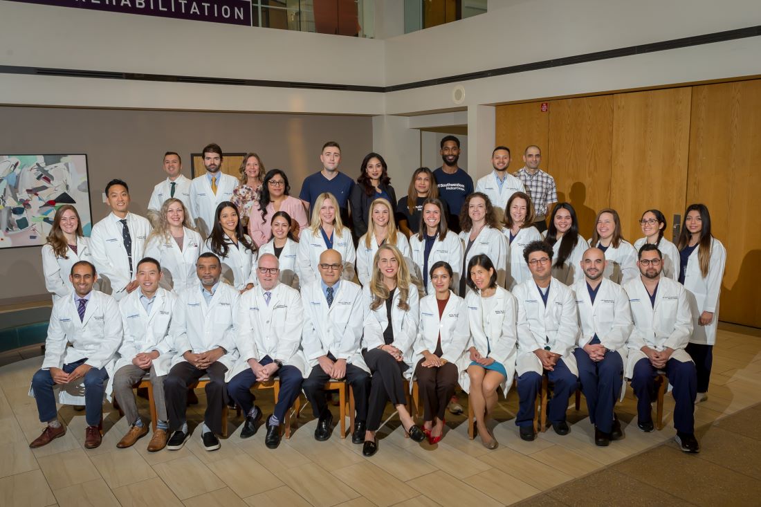 Portrait of vascular division team