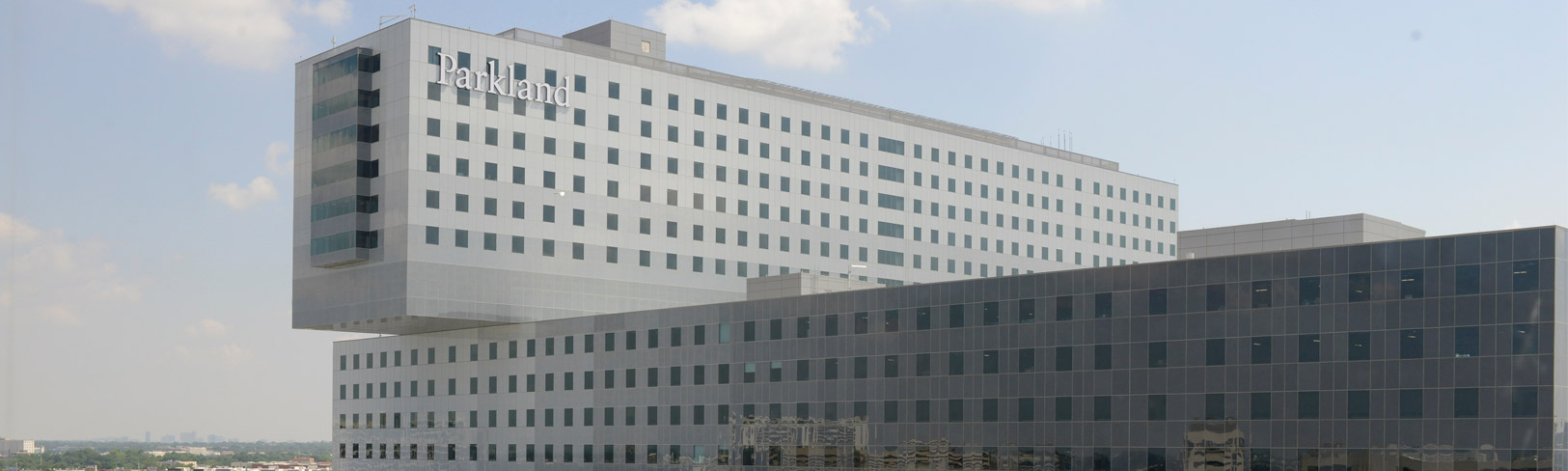Large boxy hospital building