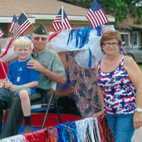 The Lea Club prepared a float for Bowie’s “Jim Bowie Days” parade