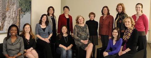 WISMAC members pictured with Nancy Andrews, M.D., Ph.D.