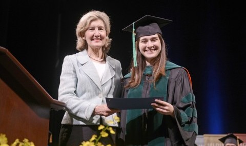 Kay Bailey Hutchison and Dr. Laurie Seidel