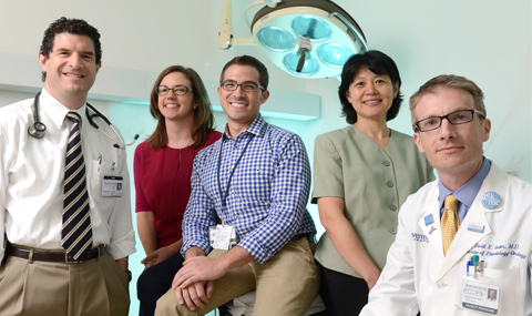 Dr. Ethan Halm, Dr. Sandi Pruitt, Dr. Andrew Laccetti, Dr. Lei Xuan, and Dr. David Gerber