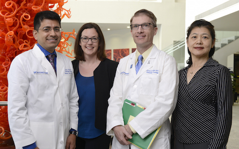 UT Southwestern cancer researchers Dr. Saad Khan, Dr. Sandi Pruitt, Dr. David Gerber, and Lei Xuan found that a significant proportion of lung cancer patients also have autoimmune disease.