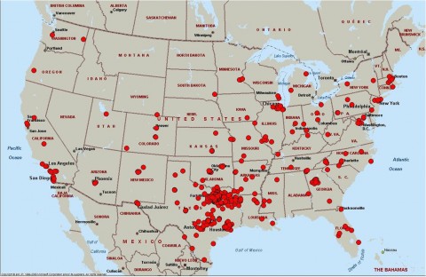 Map of Enrollment