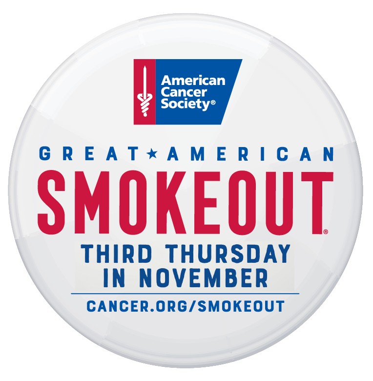 Great American Smokeout Button