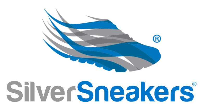 silver sneakers logo