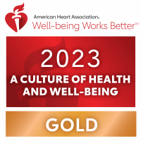 American Heart Association 2023 gold badge