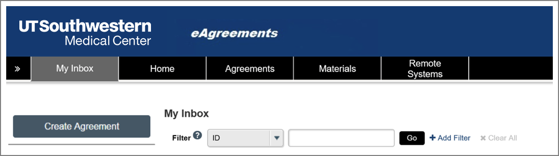 eAgreements Screenshot