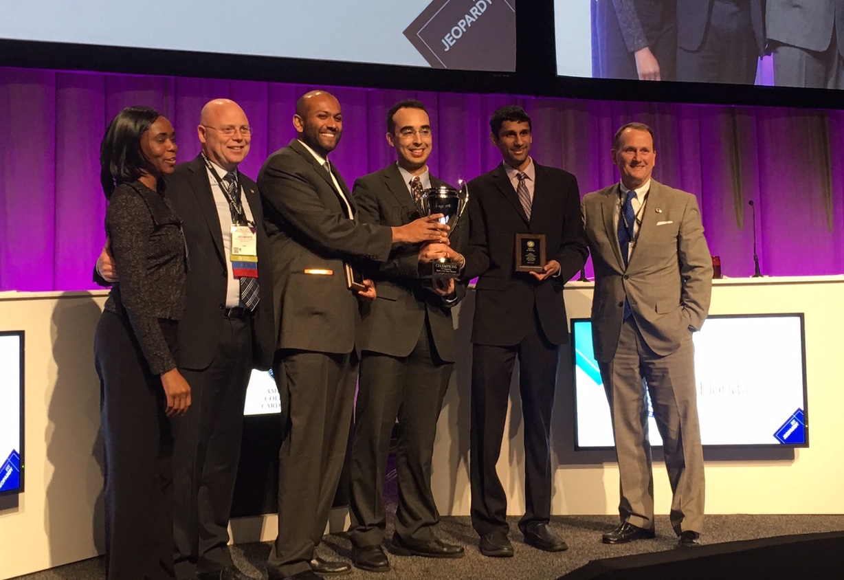 Drs. Daniel Cheeran, Kamal Shemisa, and Anish Bhatt.