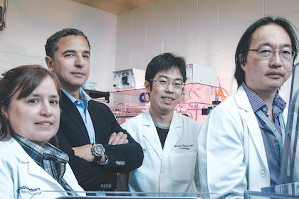 Drs. Diana Canseco, Hesham Sadek, Wataru Kimura, and Yuji Nakada used a low-oxygen chamber to regenerate heart muscle in mice