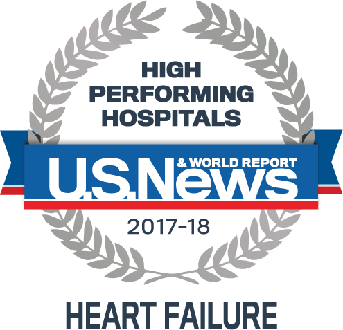U.S. News & World Report Heart Failure logo