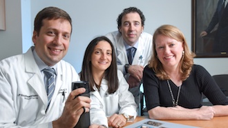 Dr. Naim Maalouf, left, Dr. Jodi Antonelli, Dr. Yair Lotan, and Dr. Linda Baker will lead the UT Southwestern arm of a study to identify the best options for preventing kidney stones.