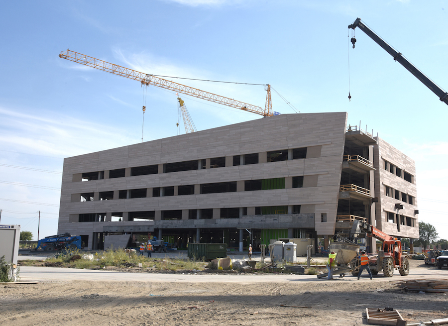 Construction of Texas Health Hospital Frisco